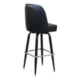 Black Swivel Barstool