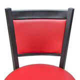 Tux Metal Chair - Red Vinyl