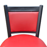 Tux Metal Barstool - Red Vinyl