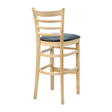 Ladder Back Barstool - Natural