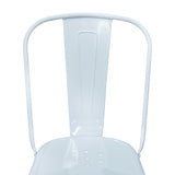 Pari's Metal Chair - White