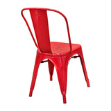 Pari's Metal Chair - Red