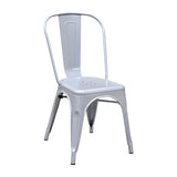 Pari's Metal Chair - Silver