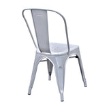 Pari's Metal Chair - Silver