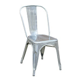 Pari's Metal Chair - Gun Metal