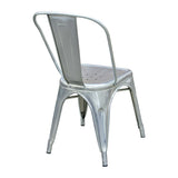 Pari's Metal Chair - Gun Metal