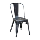 Pari's Metal Chair - Antique Black