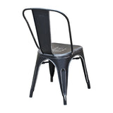 Pari's Metal Chair - Antique Black