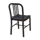 Steel Coffee House Chair - Black