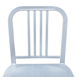 Steel Coffee House Chair - Silver