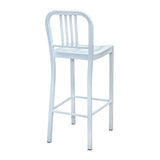 Steel Coffee House Barstool - White