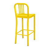 Steel Coffee House Barstool - Yellow