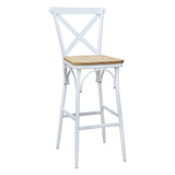 Vintage Barstool - White