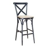 Vintage Barstool - Antique Black