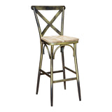 Vintage Barstool - Vintage Brass