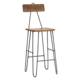 Hairpin Metal Barstool