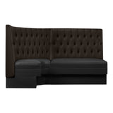 Tufted Back L-Shape Booth
