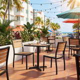 Miami Patio Side Chair - Black