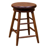 Oak Swivel Barstool - Cherry