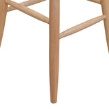 Oak Swivel Barstool - Light