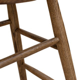 Oak Swivel Barstool - Medium